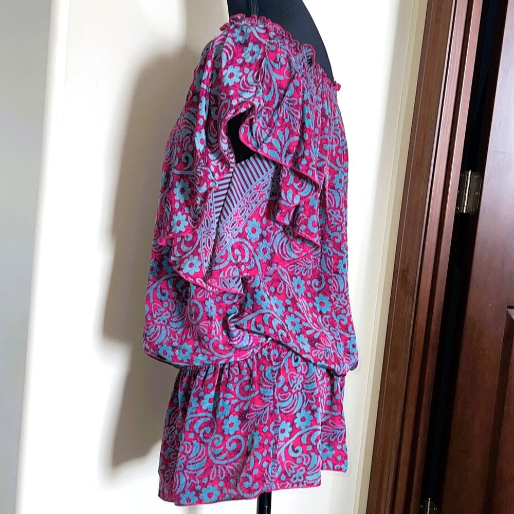 Karma Highway Boho Off-Shoulder Top Flutter Sleev… - image 6